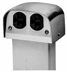 Duplex Receptacle Plate: Stainless Steel